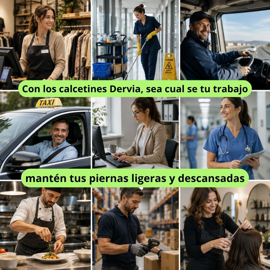 Calcetines de compresión negros