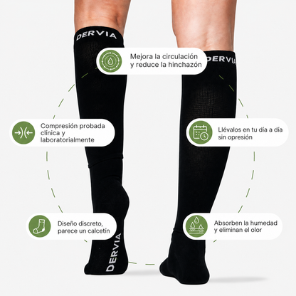 Calcetines de compresión negros